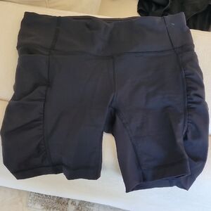 Classic Black Bike Shorts with Soft Matte Finish
